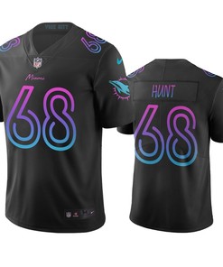 Miami Dolphins Robert Hunt Black City Edition Vapor Limited Jersey - Robokeg