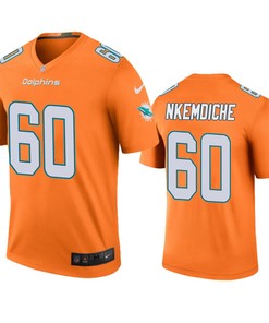 Miami Dolphins Robert Nkemdiche Orange Color Rush Legend Jersey - Robokeg