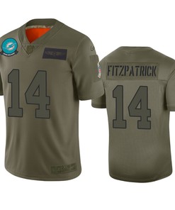 Miami Dolphins Ryan Fitzpatrick Camo 2019 Salute To Service Limited Jersey - Robokeg