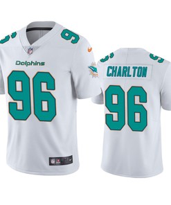 Miami Dolphins Taco Charlton White Vapor Untouchable Limited Jersey - Robokeg