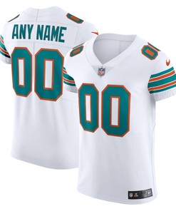 Miami Dolphins Vapor Elite Custom Jersey - White Custom Jerseys Nfl - Robokeg