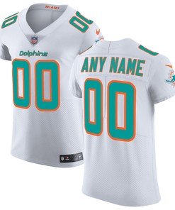 Miami Dolphins Vapor Untouchable Elite Custom Jersey White Custom Jerseys Nfl - Robokeg