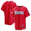 Miami Marlins 2021 City Connect Replica Jersey - Red Mlb - Robokeg