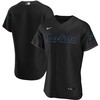 Miami Marlins Alternate Authentic Team Jersey Black Mlb - Robokeg