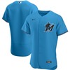 Miami Marlins Alternate Authentic Team Jersey - Blue Mlb - Robokeg