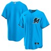 Miami Marlins Alternate Replica Team Jersey Blue Mlb - Robokeg