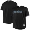 Miami Marlins Big & Tall Replica Team Jersey - Black Mlb - Robokeg