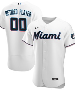 Miami Marlins Home Pick-a-player Retired Roster Authentic Jersey - White Custom Jerseys Mlb - Robokeg