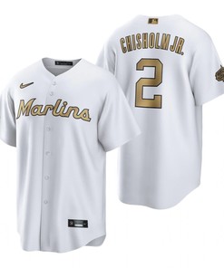 Miami Marlins Jazz Chisholm Jr. White 2022-23 All-Star Game Jersey - Robokeg