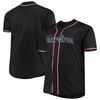 Miami Marlins Majestic Big & Tall Alternate Replica Team Jersey - Black Mlb - Robokeg
