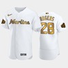 Miami Marlins Trevor Rogers 28 White Gold 2022-23 All-Star Game Jersey - Robokeg