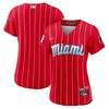 Miami Marlins Womens 2021 City Connect Replica Jersey - Red Mlb - Robokeg