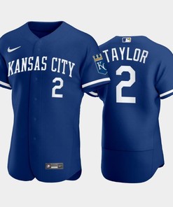 Michael A. Taylor 2 Kansas City Royals 2022-23 Blue Men's Jersey - Robokeg
