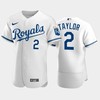 Michael A. Taylor 2 Kansas City Royals 2022-23 White Men's Jersey - Robokeg
