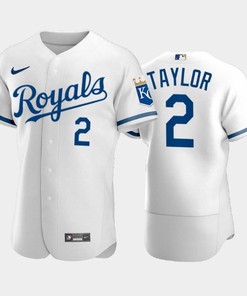 Michael A. Taylor 2 Kansas City Royals 2022-23 White Men's Jersey - Robokeg