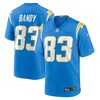 Michael Bandy Los Angeles Chargers Player Game Jersey - Powder Blue Nfl - Robokeg