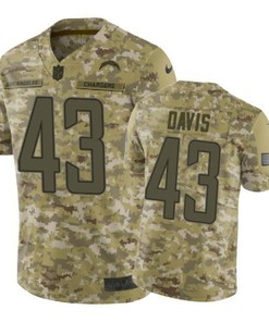 Michael Davis Jersey Nfl Camo Los Angeles Chargers - Robokeg