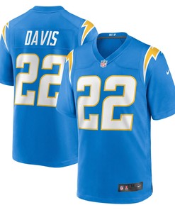 Michael Davis Los Angeles Chargers Player Game Jersey - Powder Blue Nfl - Robokeg