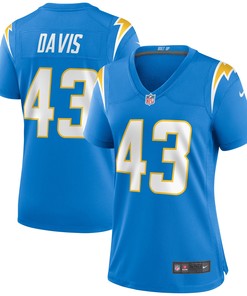 Michael Davis Los Angeles Chargers Womens Game Jersey - Powder Blue Nfl - Robokeg