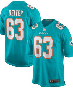 Michael Deiter Miami Dolphins Game Jersey - Aqua Nfl - Robokeg