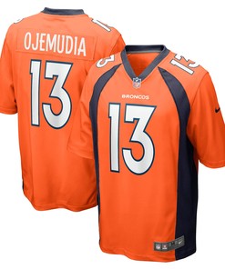 Michael Ojemudia Denver Broncos Game Jersey - Orange Nfl - Robokeg