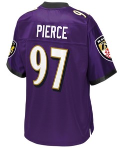 Michael Pierce Baltimore Ravens Nfl Pro Line Team Color Player Jersey - Purple - Robokeg