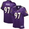 Michael Pierce Baltimore Ravens Nfl Pro Line Womens Team Color Player Jersey - Purple - Robokeg