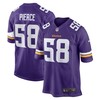 Michael Pierce Minnesota Vikings Player Game Jersey - Purple Nfl - Robokeg