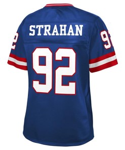Michael Strahan New York Giants Nfl Pro Line Womens Retired Player Jersey - Royal - Robokeg