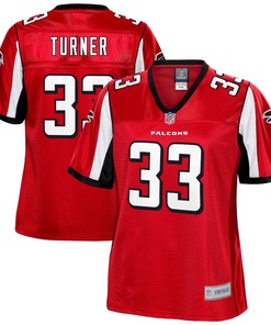 Michael Turner Atlanta Falcons Nfl Pro Line Womens Retired Player Jersey - Red - Robokeg