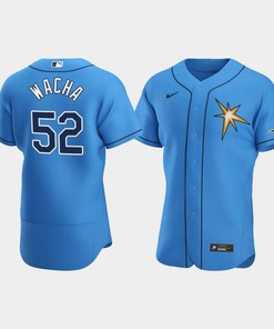 Michael Wacha 52 Tampa Bay Rays Light Blue Alternate Jersey - Robokeg