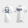 Michael Wacha 52 Tampa Bay Rays White Home Jersey - Robokeg