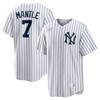 Mickey Mantle 7 New York Yankees Home Cooperstown Collection Player Jersey - White - Robokeg