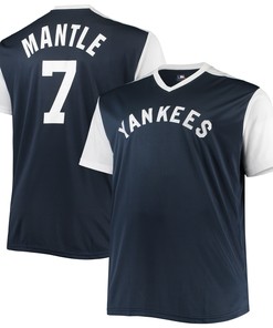 Mickey Mantle New York Yankees Cooperstown Collection Player Replica Jersey - Navy/white Mlb - Robokeg