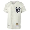 Mickey Mantle New York Yankees Mitchell Ness Mlb Jersey - Cream - Robokeg