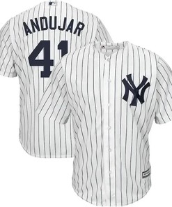 Miguel Andujar New York Yankees Home Official Cool Base Player Jersey - White Color - Robokeg