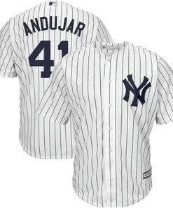 Miguel Andujar New York Yankees Home Official Cool Base Player Jersey - White - Robokeg