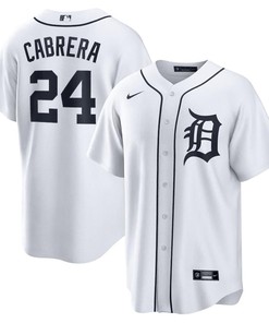 Miguel Cabrera 24 Detroit Tigers Home Men Jersey - White - Robokeg
