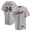 Miguel Cabrera 24 Detroit Tigers Road Player Name Jersey - Gray - Robokeg