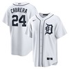 Miguel Cabrera Detroit Tigers Home Replica Player Name Jersey - White Mlb - Robokeg