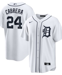 Miguel Cabrera Detroit Tigers Home Replica Player Name Jersey - White Mlb - Robokeg