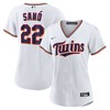 Miguel Sano Minnesota Twins Womens Home Replica Player Jersey - White Mlb - Robokeg