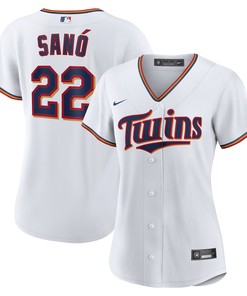 Miguel Sano Minnesota Twins Womens Home Replica Player Jersey - White Mlb - Robokeg