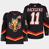 Mikael Backlund 11 Calgary Flames Black Jersey 2022-23 Blasty Alternate Primegreen - Robokeg