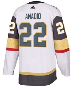 Mike Amadio 22 Vegas Golden Knights Stanley Cup 2023 Final Patch Away Breakaway Men Jersey - White - Robokeg