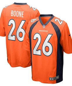 Mike Boone Denver Broncos Game Jersey - Orange Nfl - Robokeg