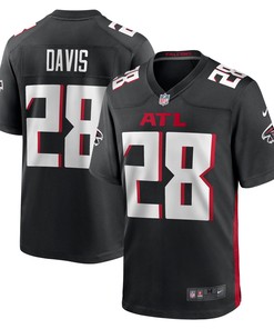 Mike Davis Atlanta Falcons Game Player Jersey - Black Nfl - Robokeg