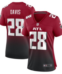 Mike Davis Atlanta Falcons Womens Game Jersey - Red Nfl - Robokeg