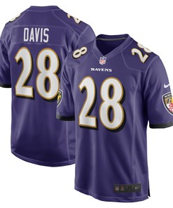 Mike Davis Baltimore Ravens Player Game Jersey - Purple Nfl - Robokeg