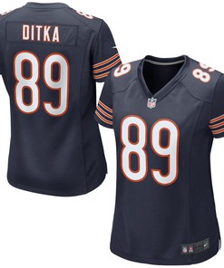 Mike Ditka Chicago Bears Nike Womens Retired Game Jersey - Navy Blue - Robokeg